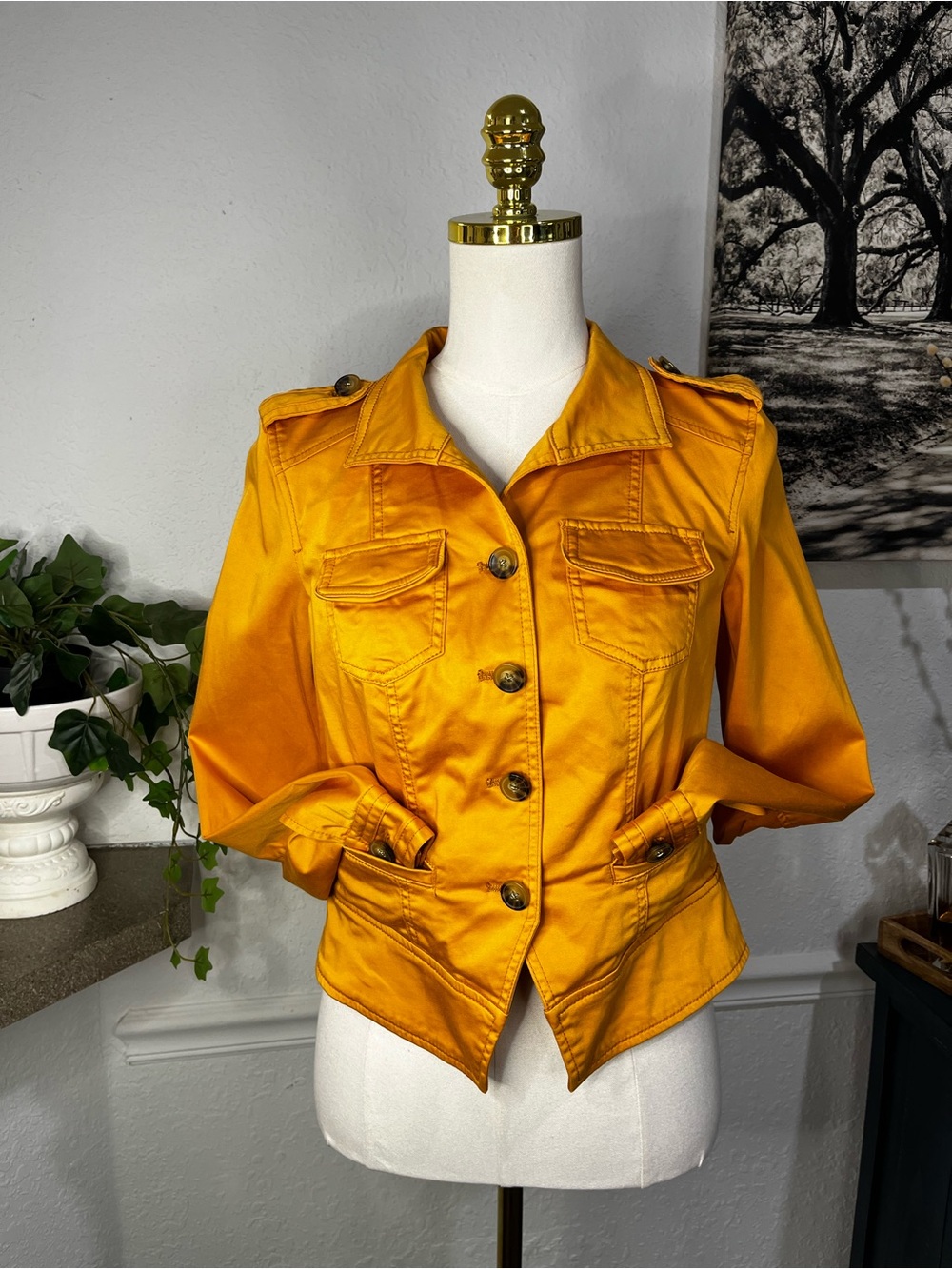 WHBM Aura “Band” Jacket size 2 - Picture 2 of 12